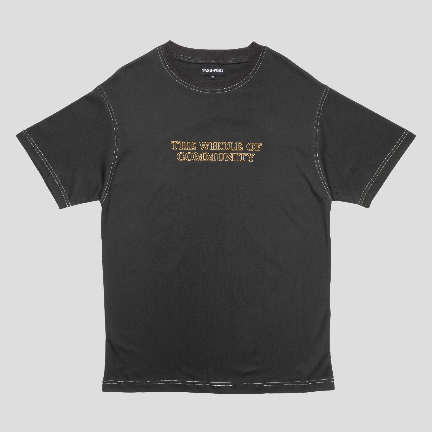 Whole Of Community Embroidery Organic Tee (Tar)