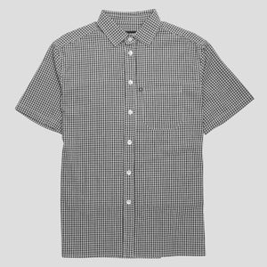 Workers Check Shirt SS (Black)