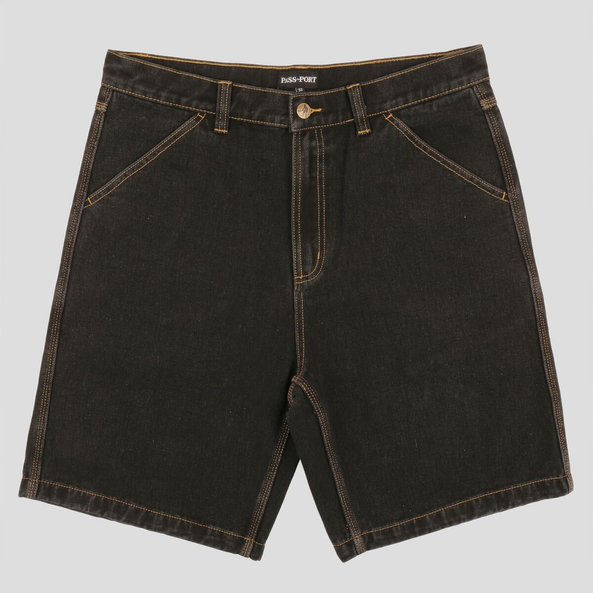 Workers Club Short (Washed Black)