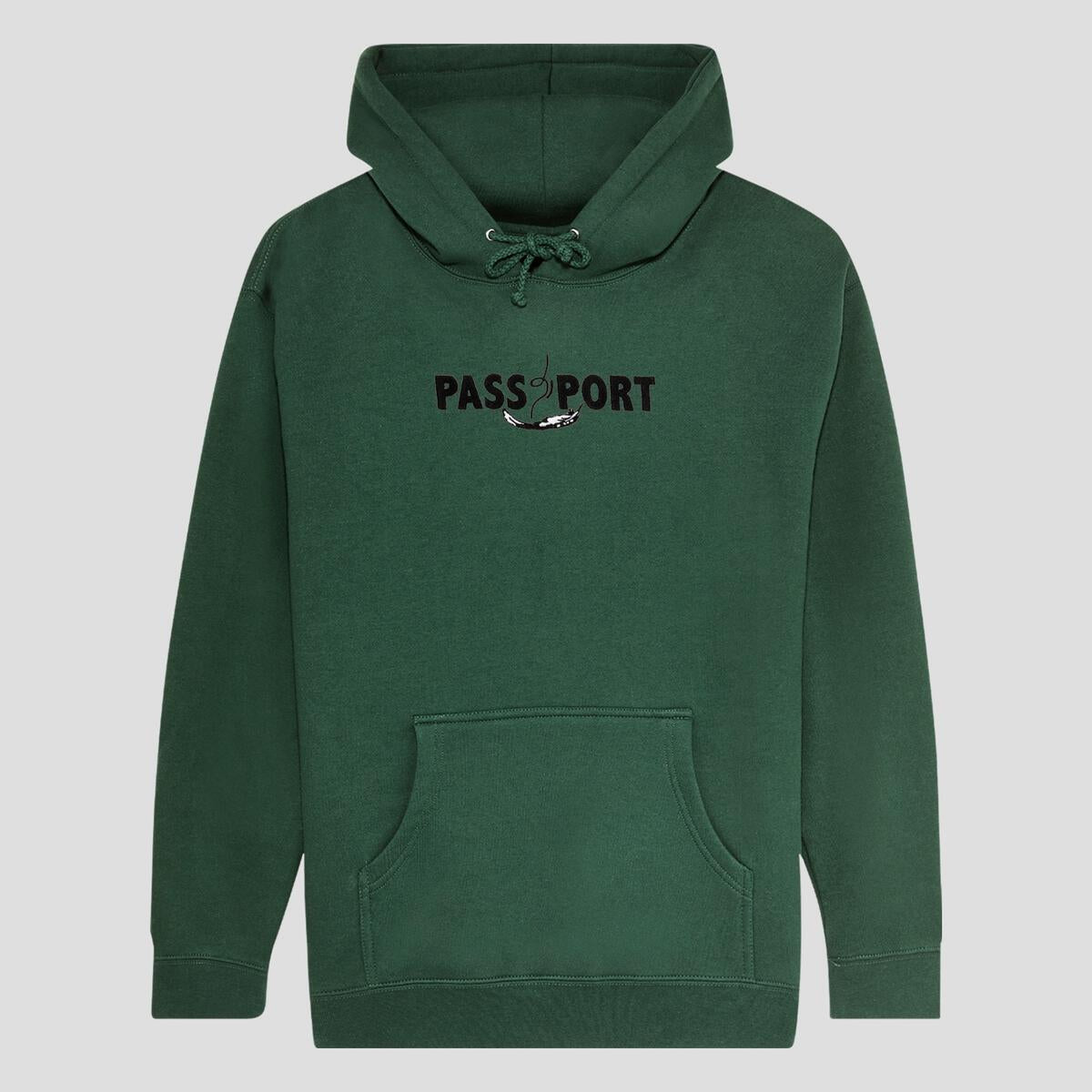 Featherweight Embroidery Hoodie (Forest Green)
