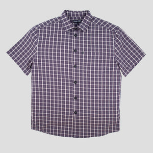 Workers Check Shirt S/S (Navy)