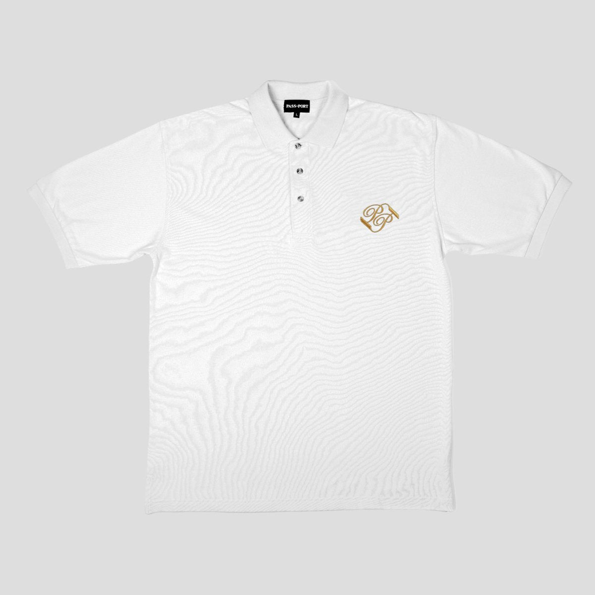 Banner Embroidered Polo (White)