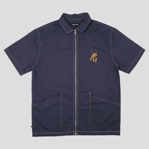 Master Key Zip Shirt (Navy)