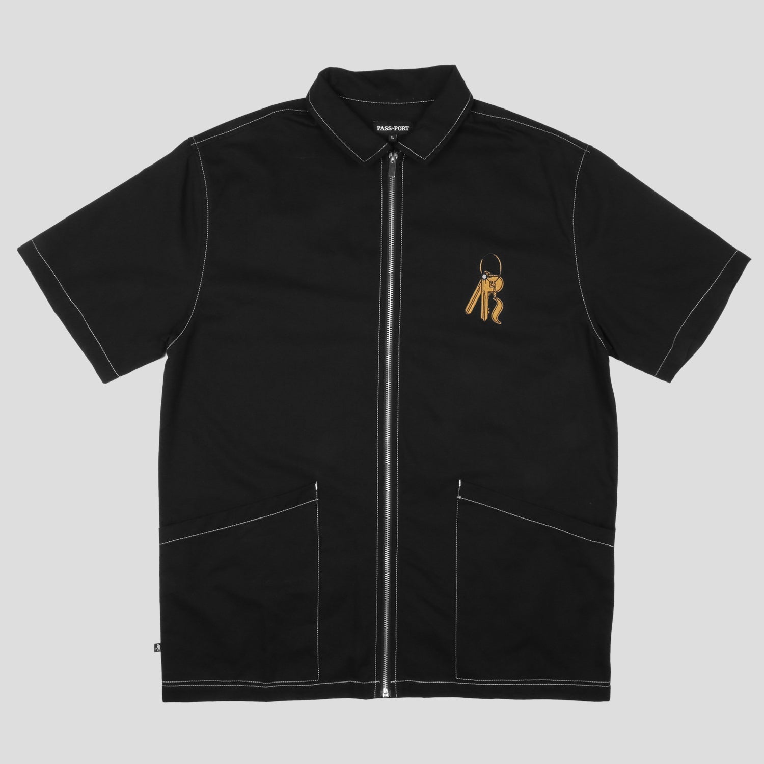 Master Key Zip Shirt (Black)