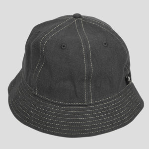 Linen 6 Panel Bucket Hat (Tar)