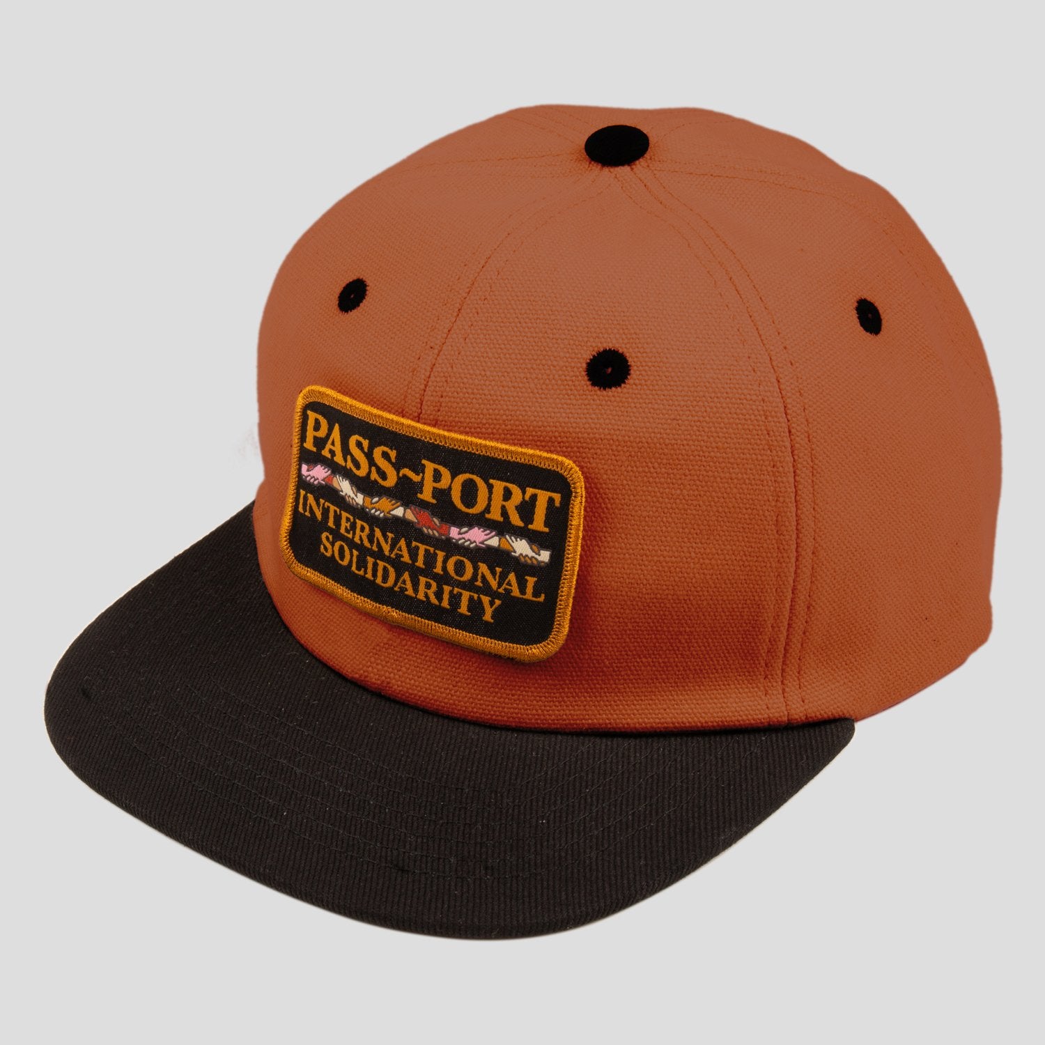 Intersolid Patch 5-Panel Cap (Brown/Black)