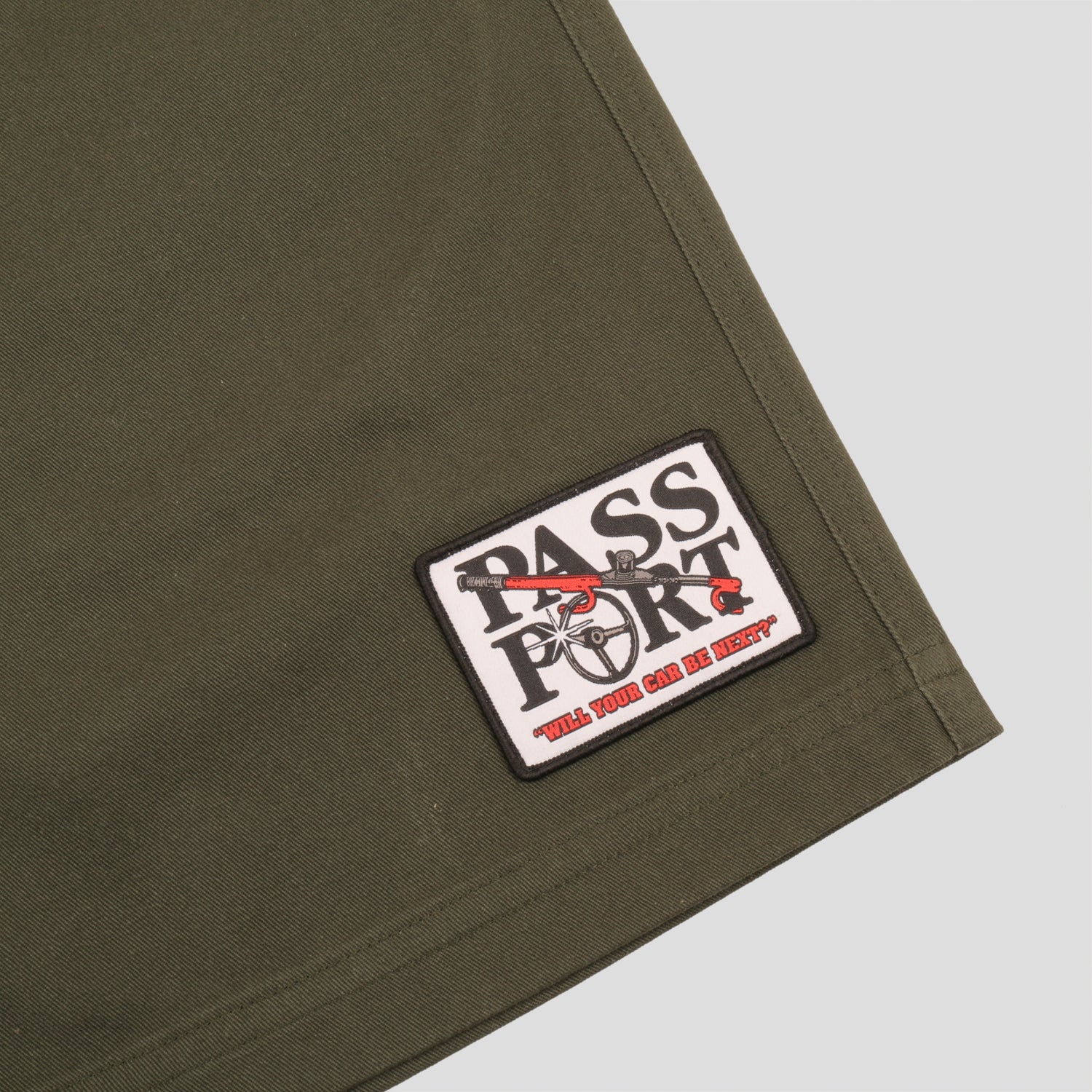 Lock~Up Casual Shorts (Forest Green)