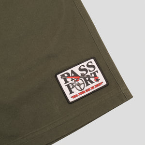 Lock~Up Casual Shorts (Forest Green)