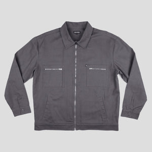 Delivery Zip Up Jacket (Grey)