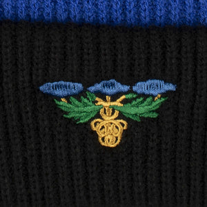 Emblem Beanie (Royal Blue / Black)