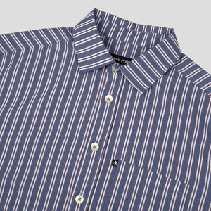Stripey Workers Shirt (French Navy)