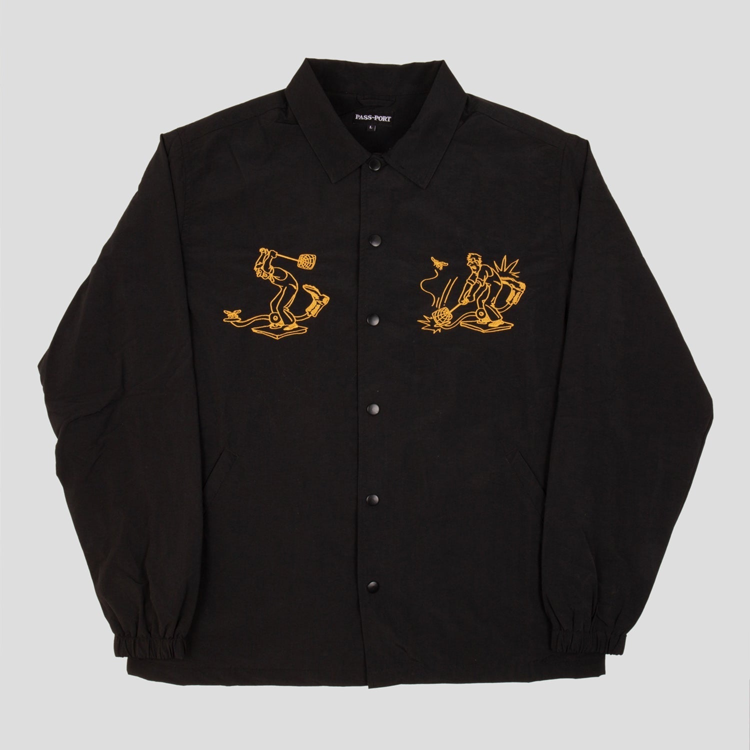 Swatter Embroidery Court Jacket (Black)