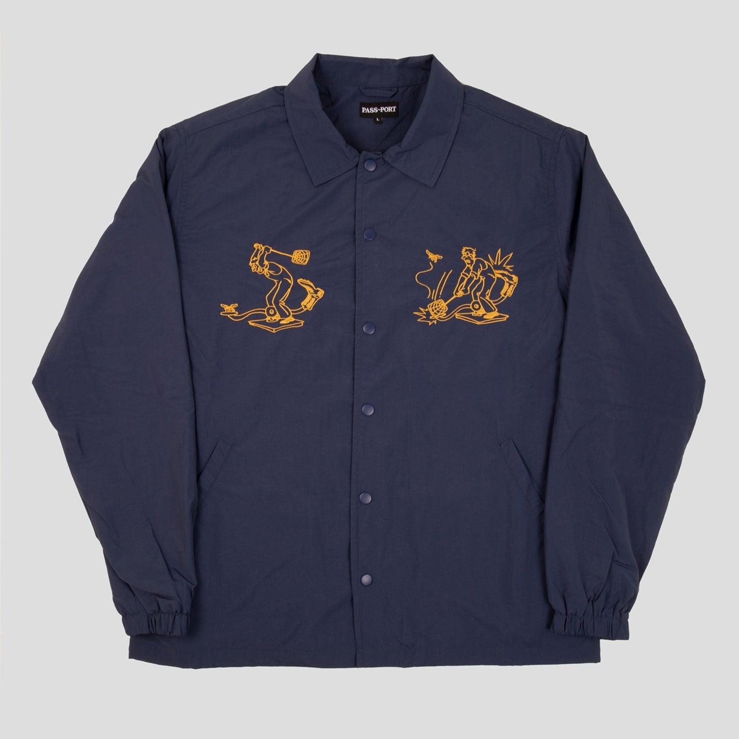 Swatter Embroidery Court Jacket (Navy)