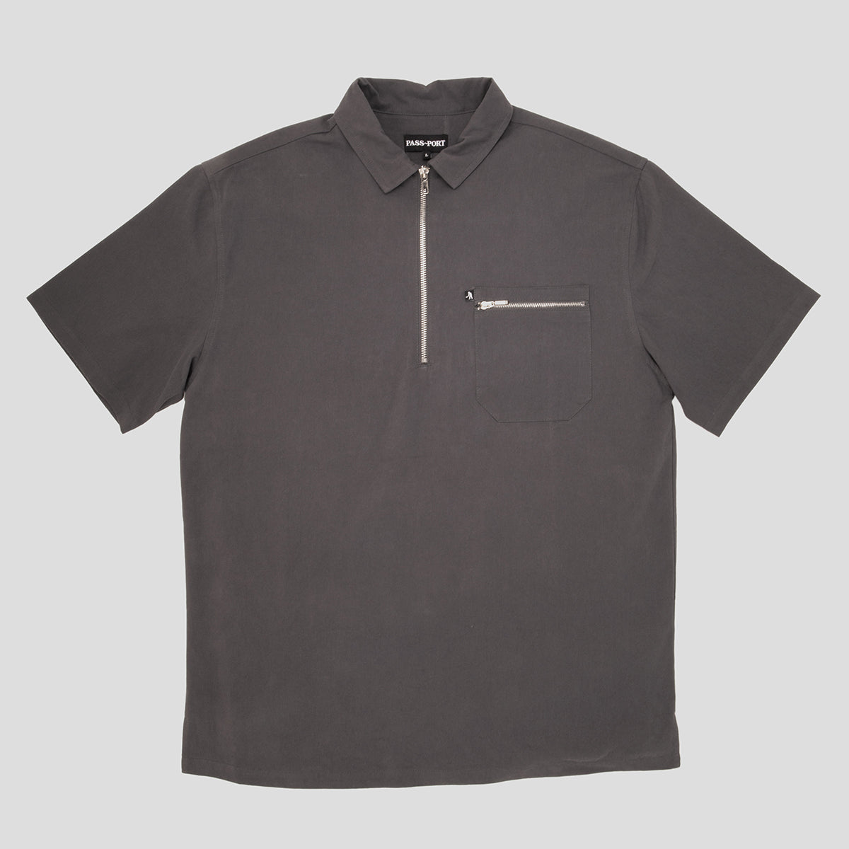 Quarter Zip Shirt (Black)